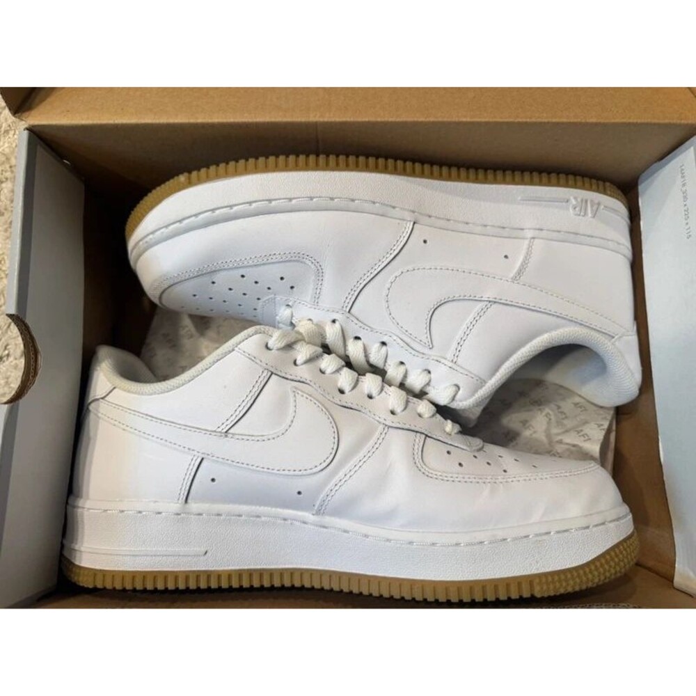 Nike Air Force 1 ‘07 White Gum Light Brown-Size 10M/11.5W
